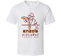 Enzo's Hideaway Tunnel Bar Popular Orlando Restaurant T Shirt