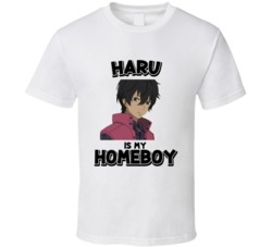 Haru Is My Homeboy Tonari No Kaibutsu Anime Character T Shirt