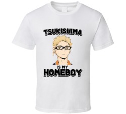 Tsukishima Is My Homeboy Middle Blocker Anime Character T Shirt