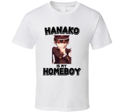 Hanako Is My Homeboy Anime Character T Shirt