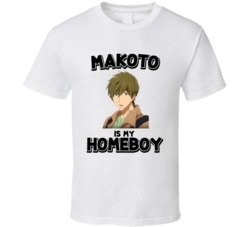 Makoto Is My Homeboy Iwatobi Swim Club Anime Character T Shirt