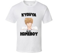 Kyouya Is My Homeboy Wolf Girl Black Prince Anime Character T Shirt