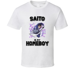 Saito Is My Homeboy Hakuouki Anime Character T Shirt
