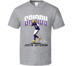 Justin Jefferson Griddy Minnesota Professional Football Wide Receiver 