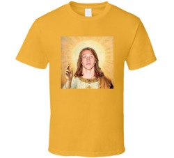 Trevor Lawrence Is God Clemson Jesus Jacksonville Football Fan T Shirt