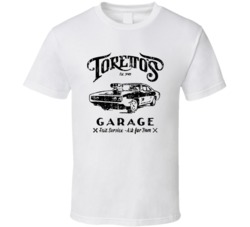 Toretto's Garage Est 2001 The Fast And The Furious Movie Inspired T Sh