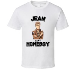 Jean Is My Homeboy Attack On Titan Anime Character T Shirt