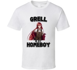 Grell Is My Homeboy Black Butler Anime Character T Shirt