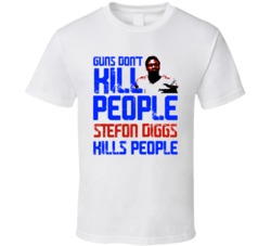 Stefon Diggs Guns Dont Kill Buffalo Football T Shirt