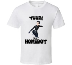 Yuuri Is My Homeboy Anime Character T Shirt
