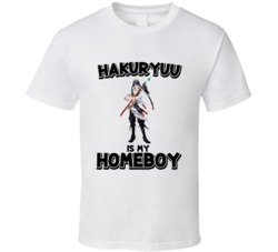 Hakuryuu Is My Homeboy Magi Anime Character T Shirt