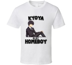 Kyoya Is My Homeboy Reborn Anime Character T Shirt