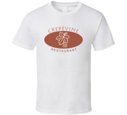The Crepevine Popular Orlando Restaurant T Shirt