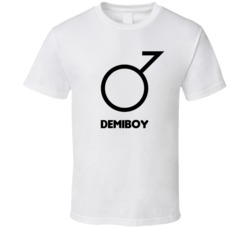 Demiboy Gender Idenity Lgbtq Symbol T Shirt