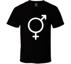 Bigender Sex Lgbtq Symbol T Shirt