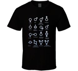 Gender Icon Symbols Lgbtq T Shirt