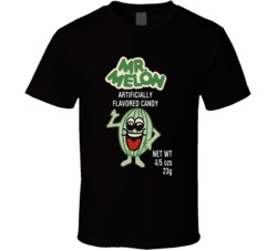 Mr Melon Flavored Candy Retro Sweet Vert Box Cool T Shirt