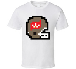 Tampa Bay Football Team 8 Bit Helmet T Shirt