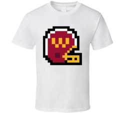Washington Football Team 8 Bit Helmet T Shirt