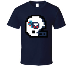 Tennessee Football Team 8 Bit Helmet Icon T Shirt