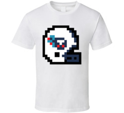 Tennessee Football Team 8 Bit Helmet T Shirt