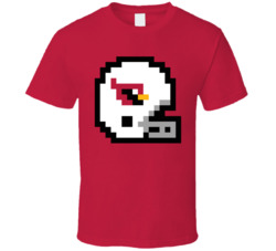 Arizona Football Team 8 Bit Helmet Icon T Shirt