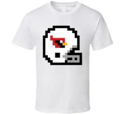 Arizona Football Team 8 Bit Helmet T Shirt