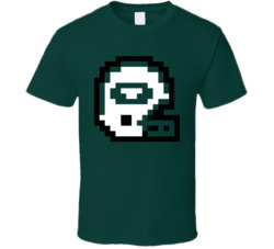 New York J Football Team 8 Bit Helmet Icon T Shirt