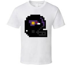 Baltimore Football Team 8 Bit Helmet T Shirt