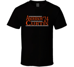 Ken Anderson Isaac Curtis For President '24 Cincinnati Football Fan T 