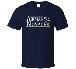 Troy Aikman Jay Novacek For President '24 Dallas Football Fan T Shirt