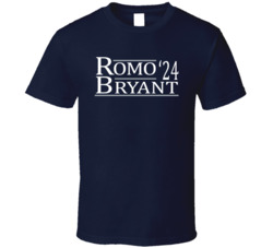 Tony Romo Dez Bryant For President '24 Dallas Football Fan T Shirt