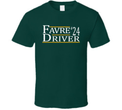 Brett Favre Donald Driver For President '24 Green Bay Football Fan T S