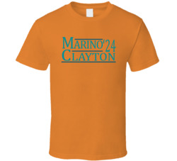 Dan Marino Mark Clayton For President '24 Miami Football Fan T Shirt