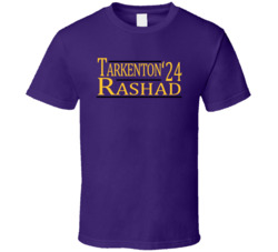 Fran Tarkenton Ahmad Rashad For President '24 Minnesota Football Fan T