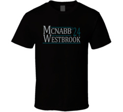 Donovan Mcnabb Brian Westbrook For President '24 Philadelphia Football