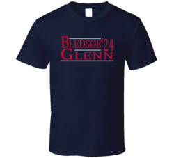 Drew Bledsoe Terry Glenn For President '24 New England Football Fan T 