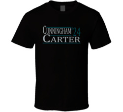 Randall Cunningham Cris Carter For President '24 Philadelphia Football