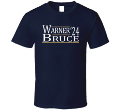 Kurt Warner Isaac Bruce For President '24 St Louis Football Fan T Shir