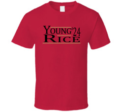 Steve Young Jerry Rice For President '24 San Francisco Football Fan T 