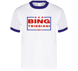 Chandler Bing Joey Tribbiani For President 2024 Friends T Shirt