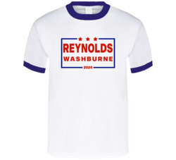 Malcolm Reynolds Zoe Washburne For President 2024 Firefly T Shirt