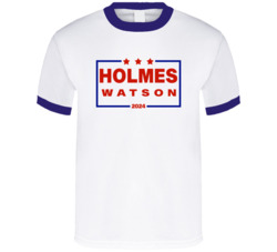 Sherlock Holmes Joan Watson For President 2024 Elementary T Shirt