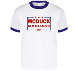 Scrooge Mcduck Launchpad Mcquack For President 2024 Ducktales T Shirt