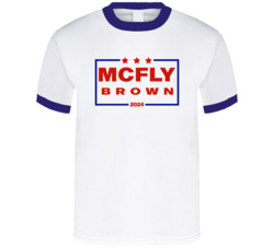 Marty Mcfly Doc Brown For President 2024 Back To The Future T Shirt
