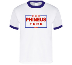Phineas Ferb For President 2024 Tv Series T Shirt