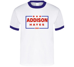 David Addison Maddie Hayes For President 2024 Moonlighting T Shirt