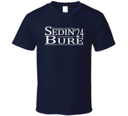 Henrik Sedin And Pavel Bure For President '24 Vancouver Hockey Fan T S