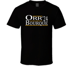 Bobby Orr And Ray Bourque For President '24 Boston Hockey Fan T Shirt