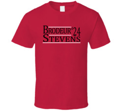 Martin Brodeur And Scott Stevens For President '24 New Jersey Hockey F